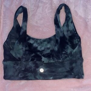 Camo print lululemon sports bra, lightly worn, super cute